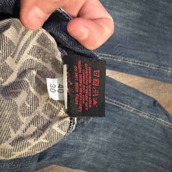 Rock and Roll Denim double barrel boot cut jeans. 40x30 - Picture 8 of 8